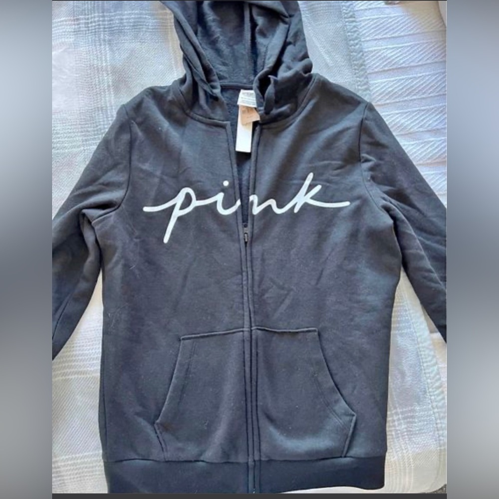 Victoria secret hoodie - XS - black